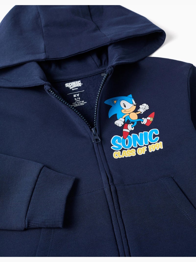 Chaqueta Fleece con Capucha, Azul Azul oscuro - Kiabi