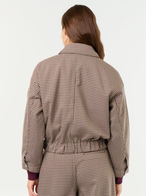 Chaqueta fluida con cremallera - Kiabi Chaqueta fluida con cremallera - Kiabi
