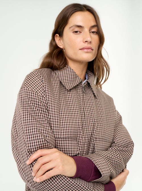 Chaqueta fluida con cremallera - Kiabi Chaqueta fluida con cremallera - Kiabi