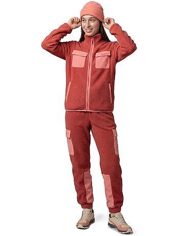Chaqueta forro polar montaña mujer mujer carezza-w brick