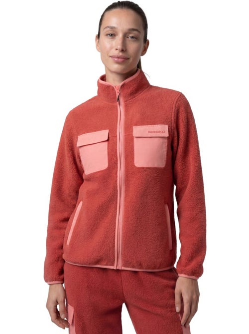 Chaqueta forro polar montaña mujer mujer carezza-w brick - Kiabi