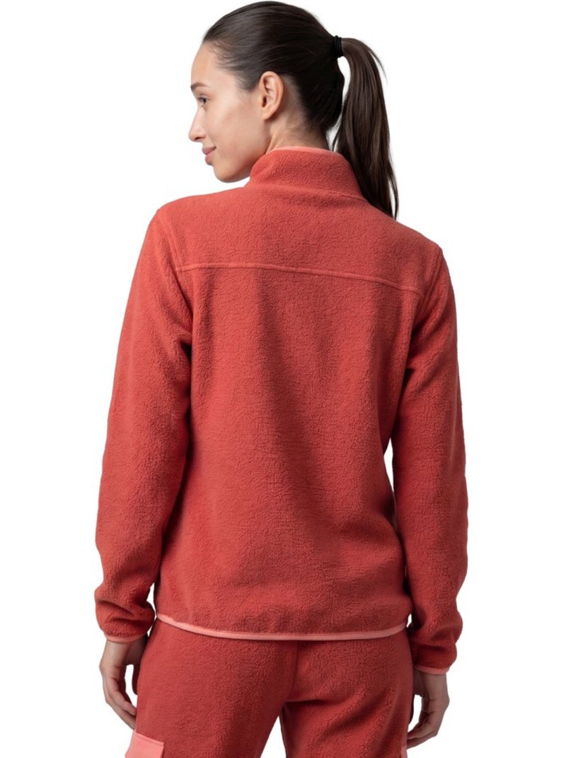 Chaqueta forro polar montaña mujer mujer carezza-w brick Rojo - Kiabi