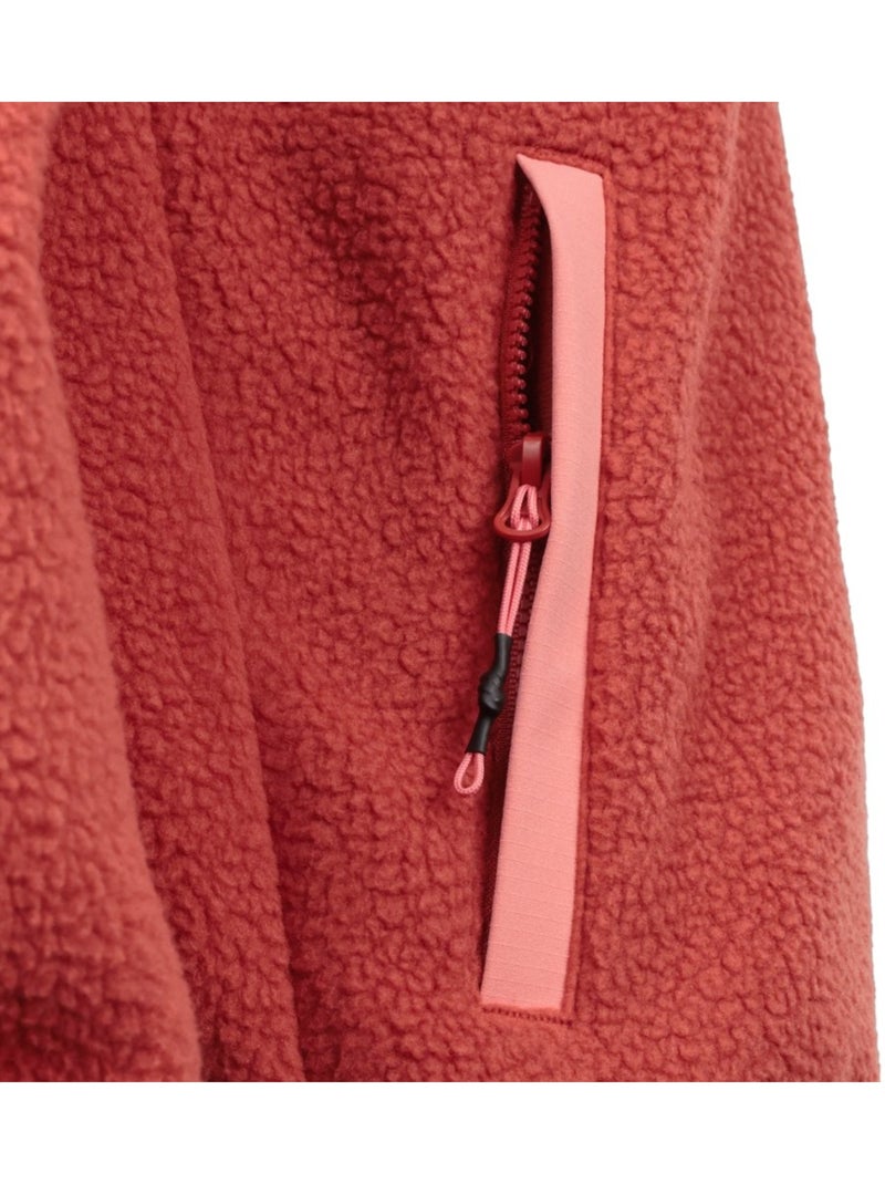 Chaqueta forro polar montaña mujer mujer carezza-w brick Rojo - Kiabi