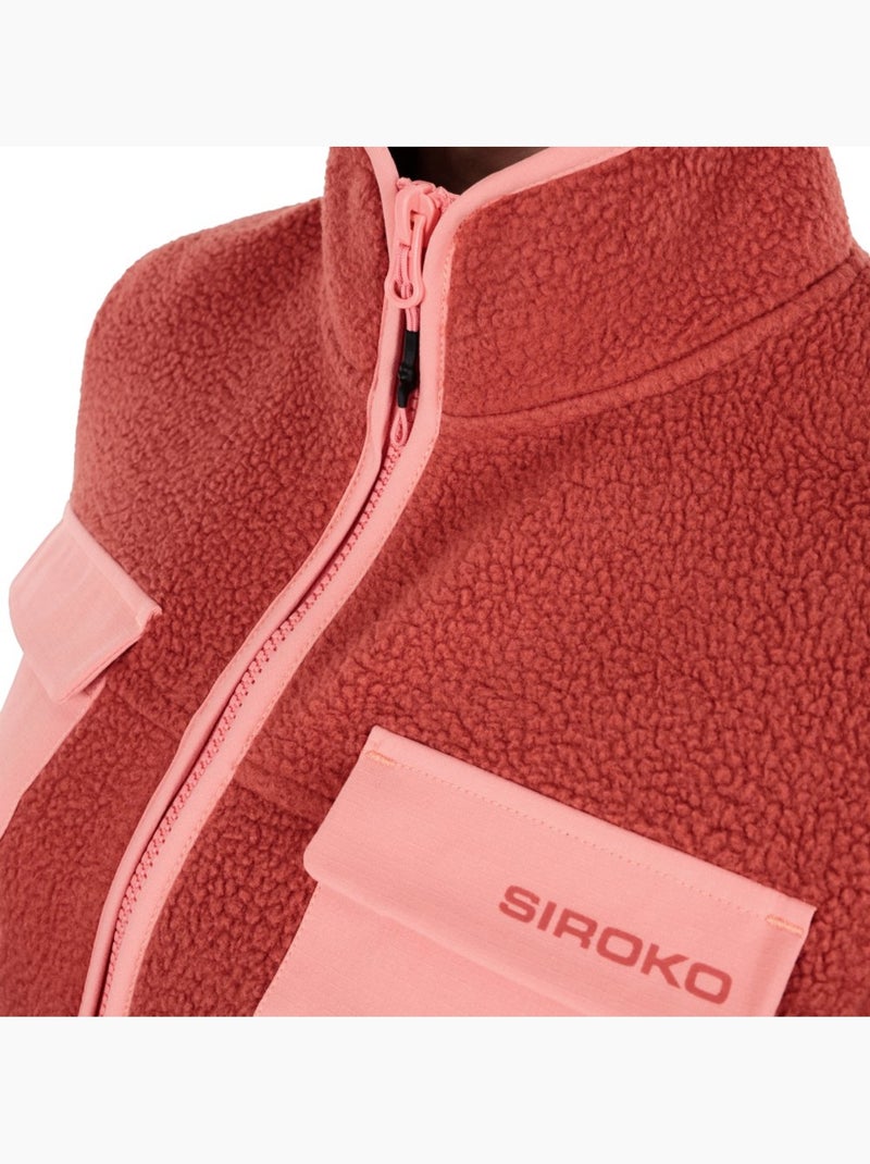 Chaqueta forro polar montaña mujer mujer carezza-w brick Rojo - Kiabi