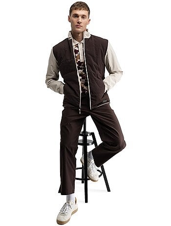 Chaqueta golf acolchada reversible hombre golf hombre approach sand