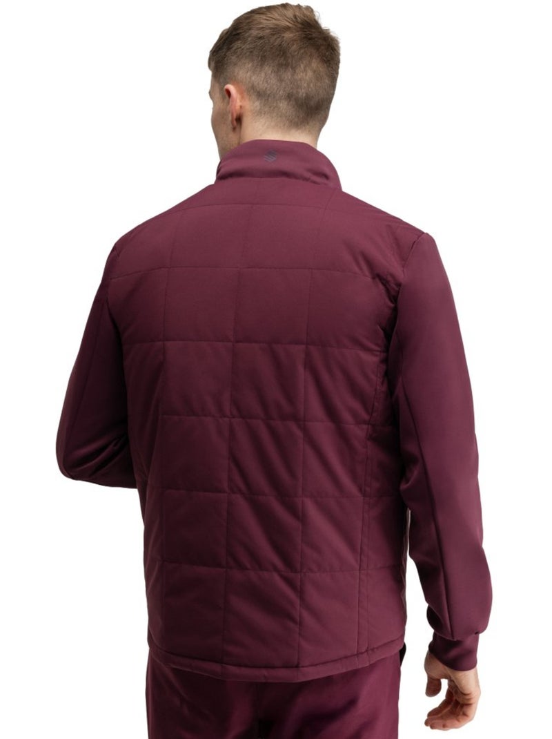 Chaqueta golf acolchada reversible hombre golf hombre approach valsain Rojo - Kiabi