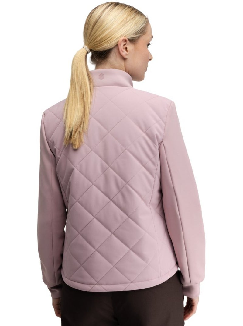 Chaqueta golf acolchada reversible mujer golf mujer approach-w Rosa - Kiabi