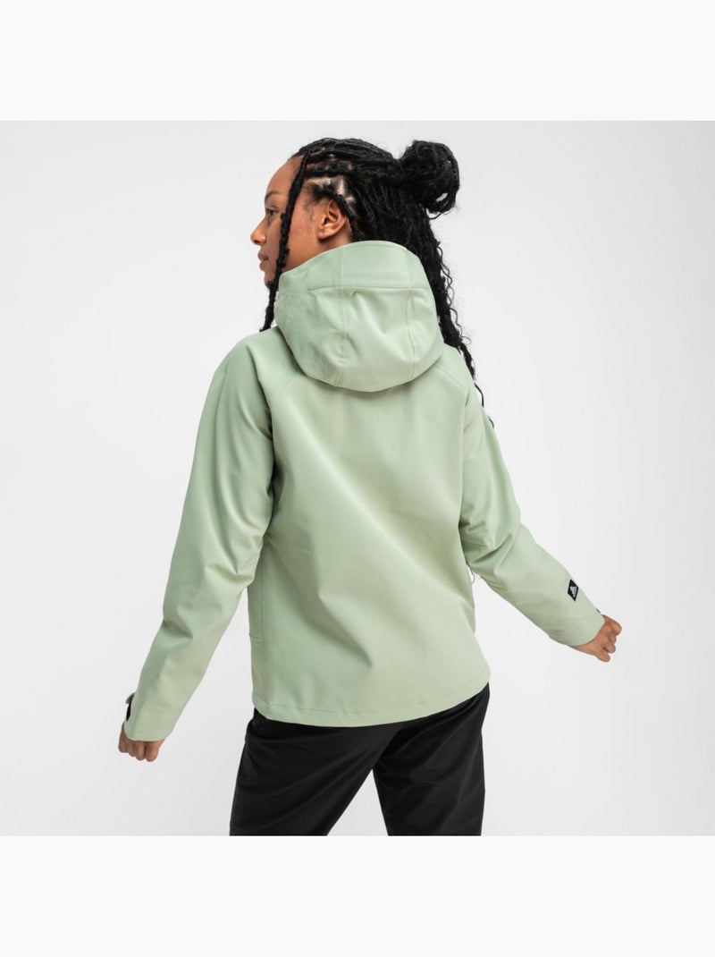 Chaqueta hardshell montaña mujer senderismo mujer lac léman Verde - Kiabi