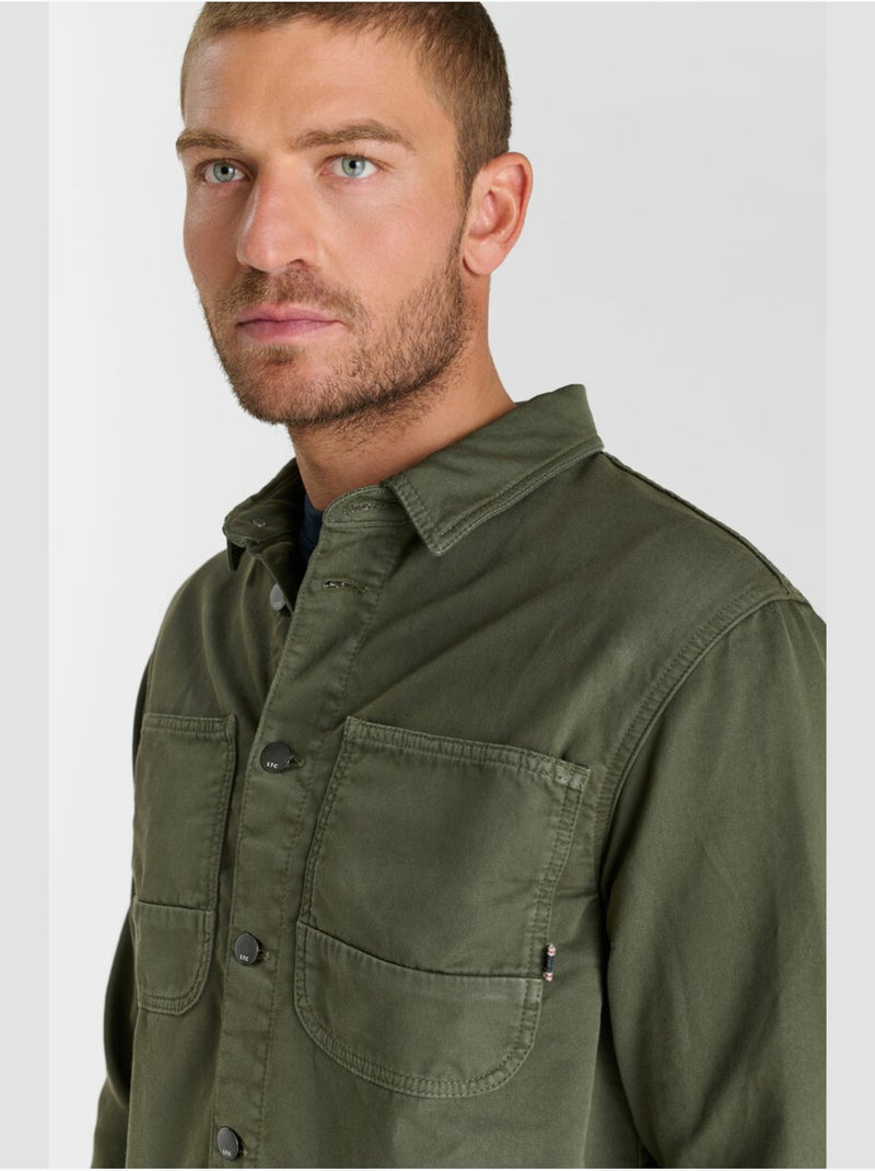 Chaqueta hilo Caqui - Kiabi