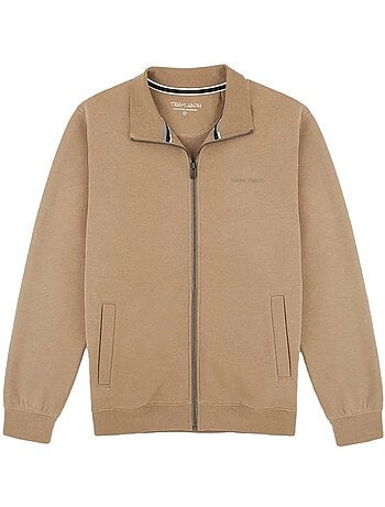 Sudadera con cremallera para hombre teddy smith