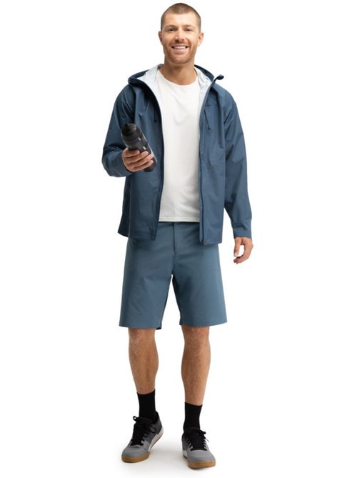 Chaqueta impermeable cicloturismo hombre ciclismo hombre uncharted indigo - Kiabi