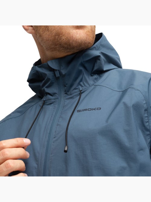 Chaqueta impermeable cicloturismo hombre ciclismo hombre uncharted indigo - Kiabi