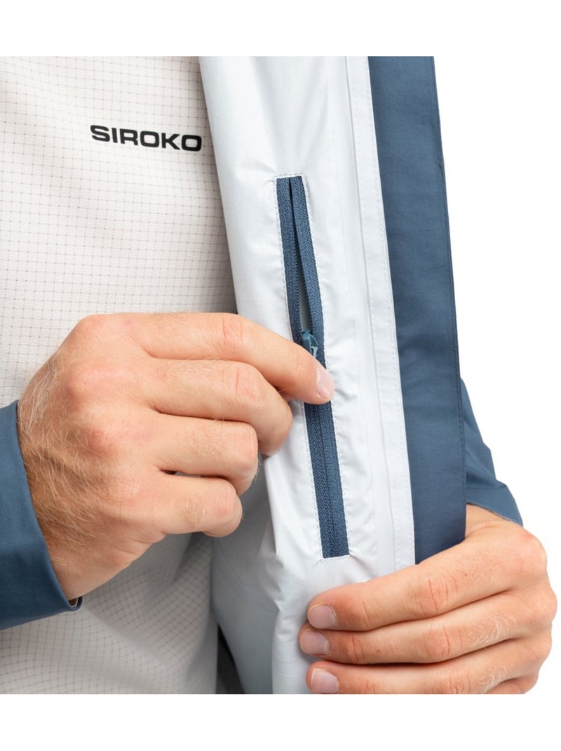 Chaqueta impermeable cicloturismo hombre ciclismo hombre uncharted indigo Azul - Kiabi