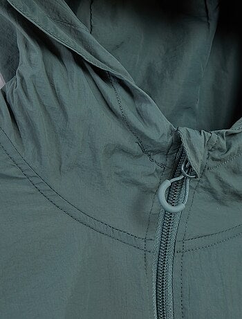 Chaqueta impermeable con capucha - colección fácil de poner