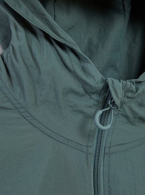 Chaqueta impermeable con capucha - colección fácil de poner - Kiabi