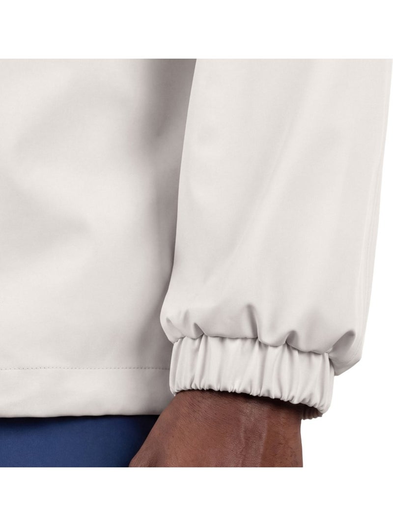 Chaqueta impermeable con capucha trail running hombre hombre canfranc gray Blanco Gris - Kiabi