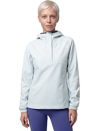 Chaqueta impermeable con capucha trail running mujer mujer leadville-w