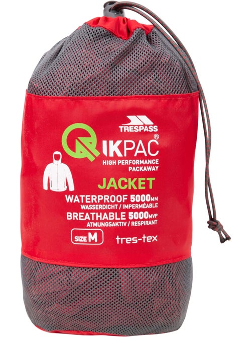 Chaqueta impermeable qikpac para adultos unisex - trespass - Kiabi Chaqueta impermeable qikpac para adultos unisex - trespass - Kiabi