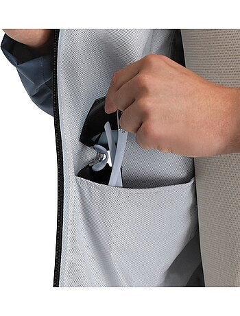 Chaqueta impermeable ultraligera montaña hombre senderismo hombre ventra
