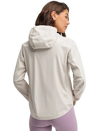 Chaqueta impermeable ultraligera montaña mujer senderismo mujer velora sand