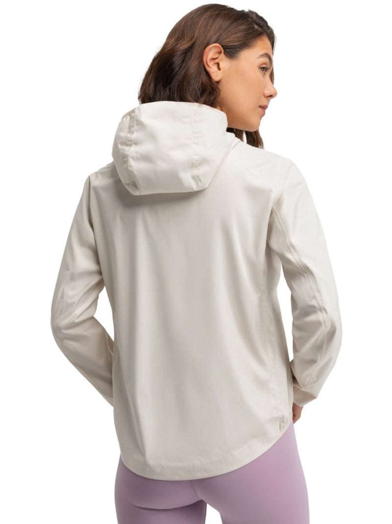 Chaqueta impermeable ultraligera montaña mujer senderismo mujer velora sand Beige - Kiabi