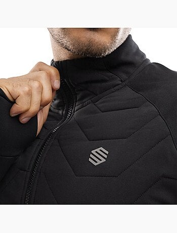 Chaqueta insulada ligera entrenamiento hombre fitness hombre elevate