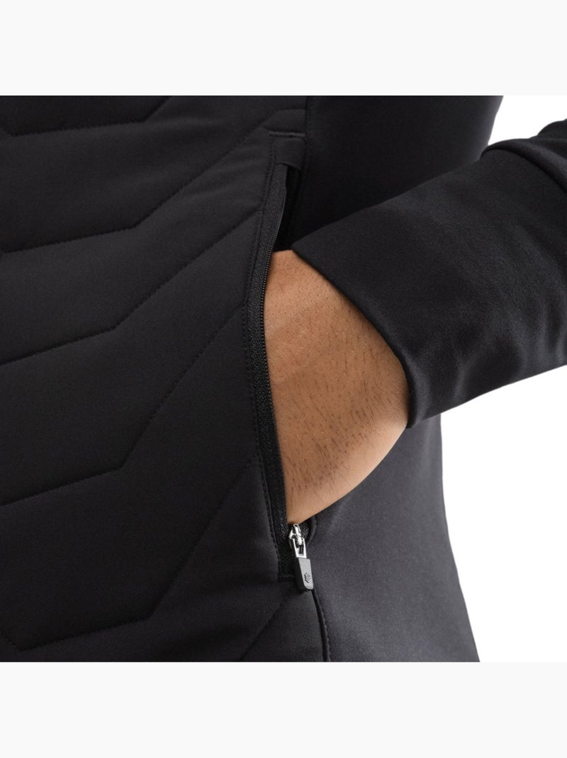 Chaqueta insulada ligera entrenamiento hombre fitness hombre elevate Negro - Kiabi