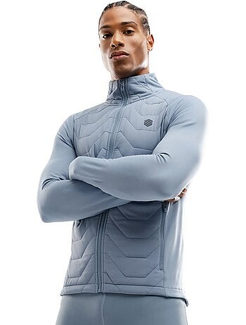 Chaqueta insulada ligera entrenamiento hombre fitness hombre recharge
