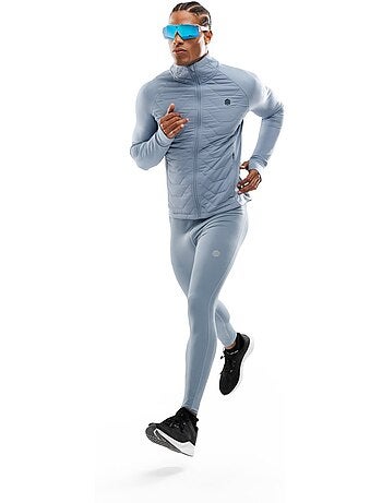 Chaqueta insulada ligera entrenamiento hombre fitness hombre recharge
