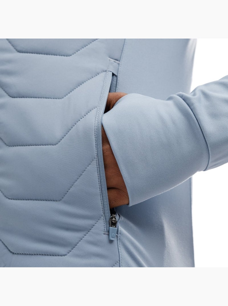 Chaqueta insulada ligera entrenamiento hombre fitness hombre recharge Azul - Kiabi