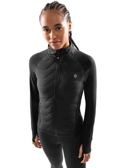 Chaqueta insulada ligera entrenamiento mujer fitness mujer resolve - Kiabi Chaqueta insulada ligera entrenamiento mujer fitness mujer resolve - Kiabi