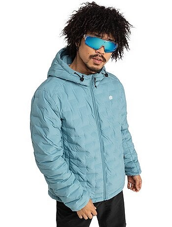 Chaqueta insulada ligera montaña hombre senderismo hombre mineral
