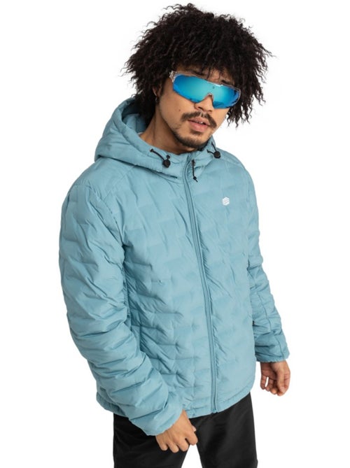 Chaqueta insulada ligera montaña hombre senderismo hombre mineral - Kiabi Chaqueta insulada ligera montaña hombre senderismo hombre mineral - Kiabi