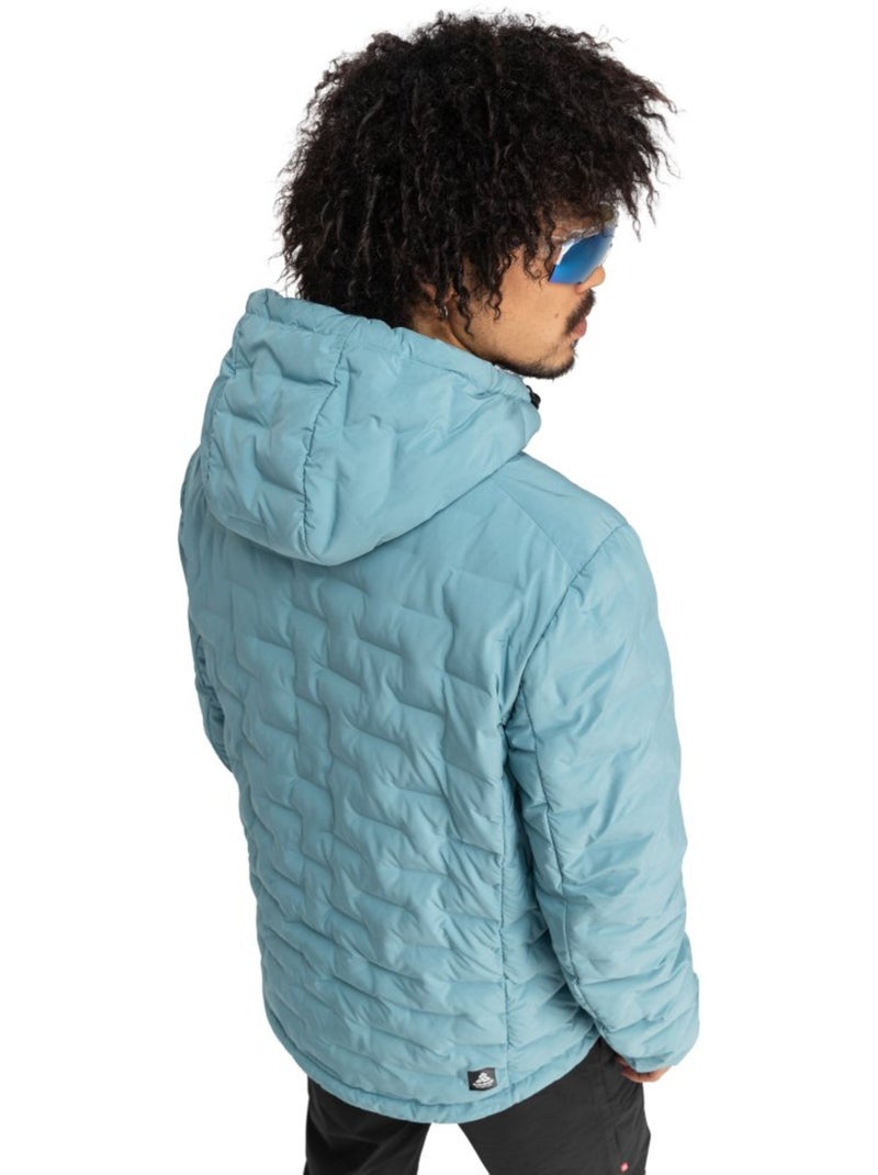 Chaqueta insulada ligera montaña hombre senderismo hombre mineral Azul - Kiabi