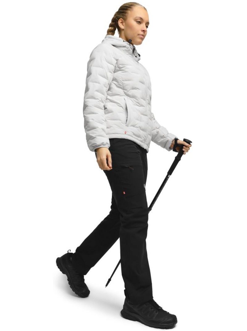 Chaqueta insulada ligera montaña mujer senderismo mujer bivy Blanco Gris - Kiabi