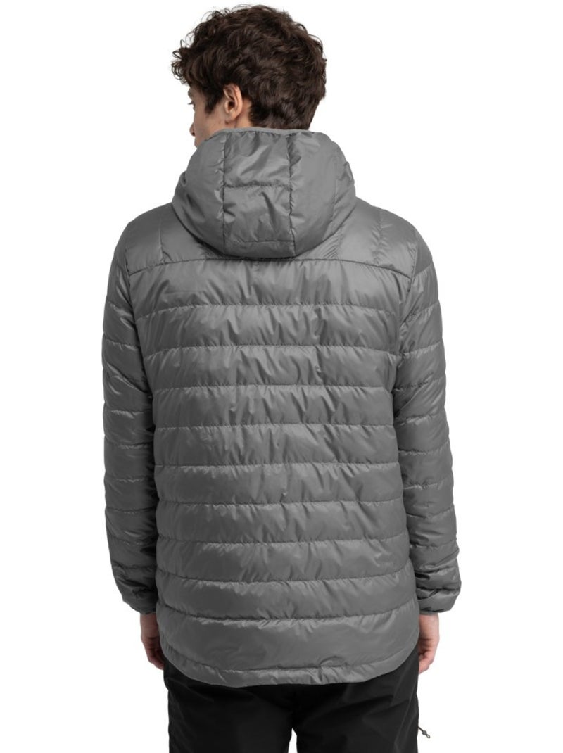 Chaqueta insulada ultraligera montaña hombre senderismo hombre terrain Blanco Gris - Kiabi