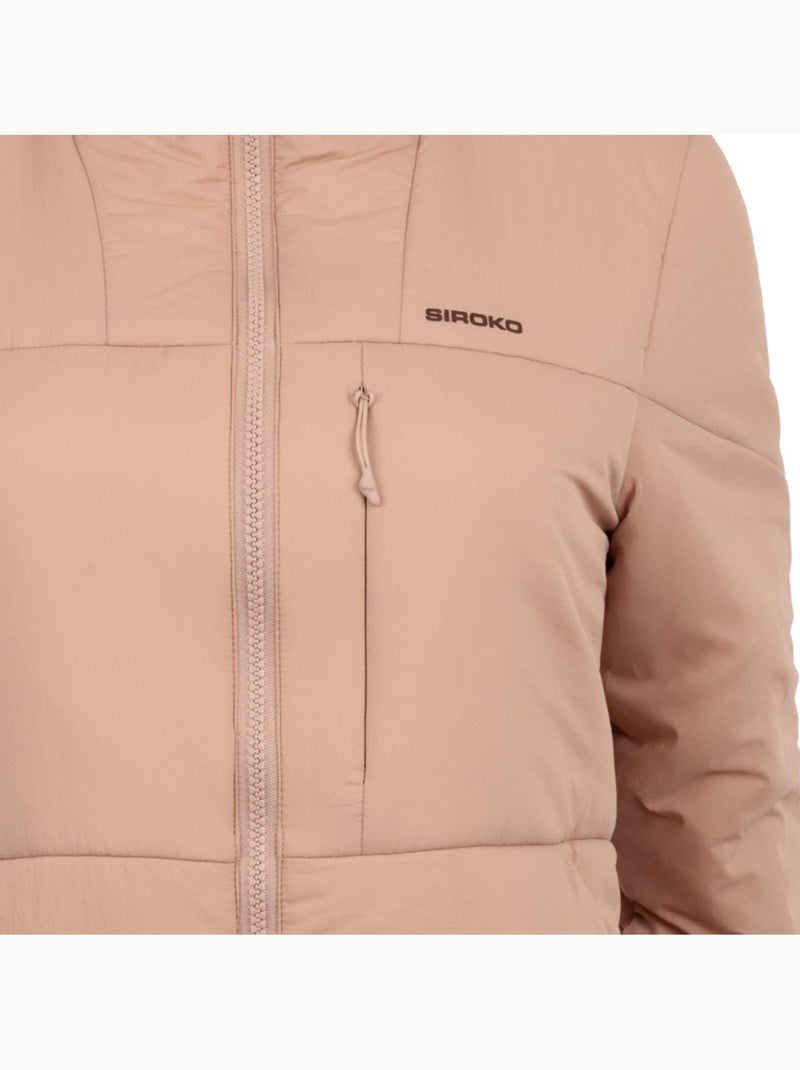Chaqueta insulada ultraligera montaña mujer mujer triglav-w Marrón - Kiabi