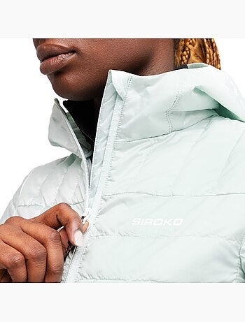 Chaqueta insulada ultraligera montaña mujer senderismo mujer haven