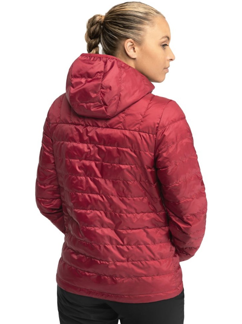 Chaqueta insulada ultraligera montaña mujer senderismo mujer pursuit Rojo - Kiabi
