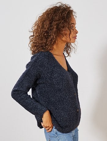 Chaqueta irisada con detalles calados - Kiabi