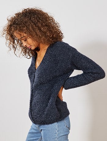 Chaqueta irisada con detalles calados - Kiabi