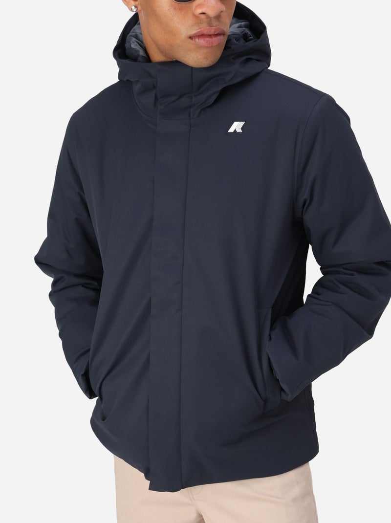 Chaqueta jacko twill marmotta - k-way Azul oscuro - Kiabi