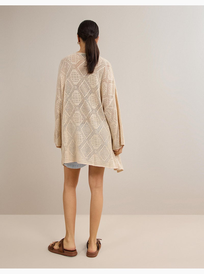 Chaqueta kimono, mo fashion Beige - Kiabi