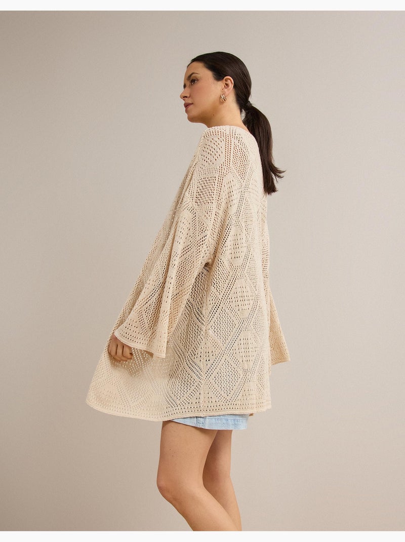 Chaqueta kimono, mo fashion Beige - Kiabi