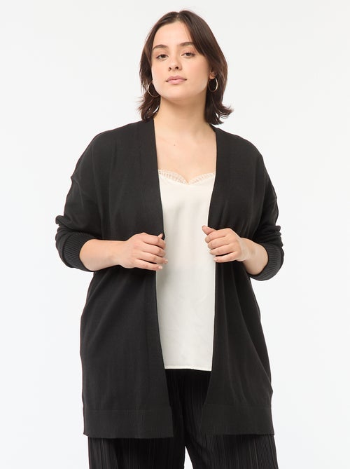 Chaqueta larga abierta fina - Kiabi