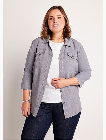 Chaqueta larga con botones - Afibel