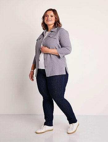 Chaqueta larga con botones - Afibel