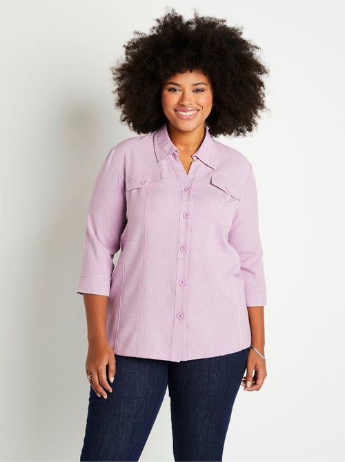 Chaqueta larga con botones - Afibel - Kiabi