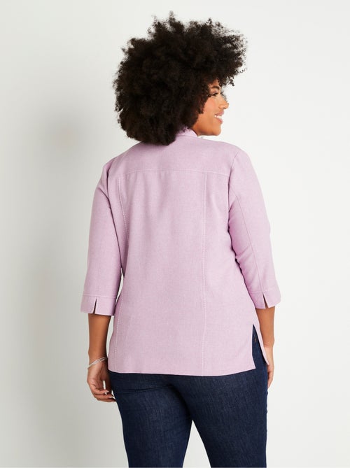 Chaqueta larga con botones - Afibel - Kiabi