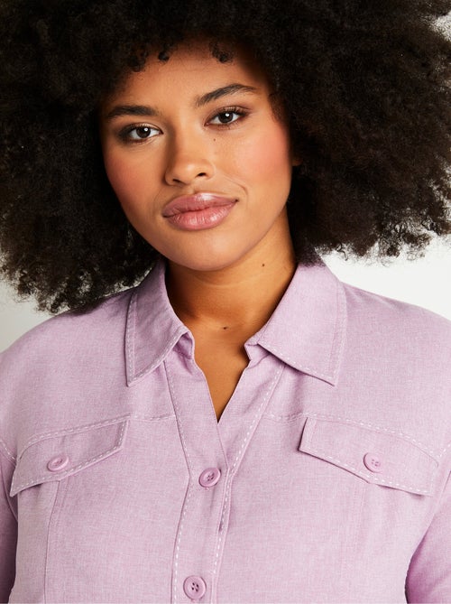 Chaqueta larga con botones - Afibel - Kiabi